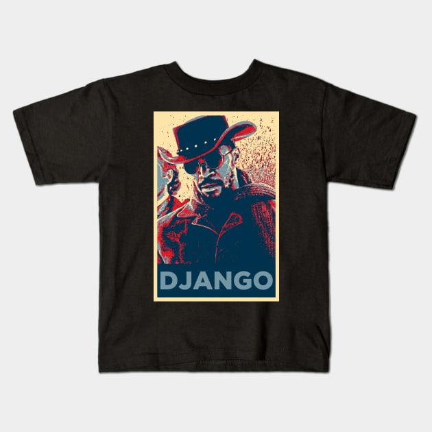 Django Kids T-Shirt by TEEVEETEES